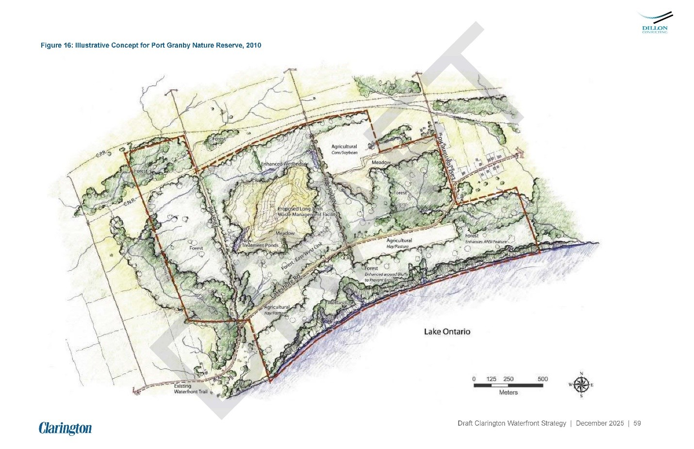 Map of Port Granby Nature Reserve Experience