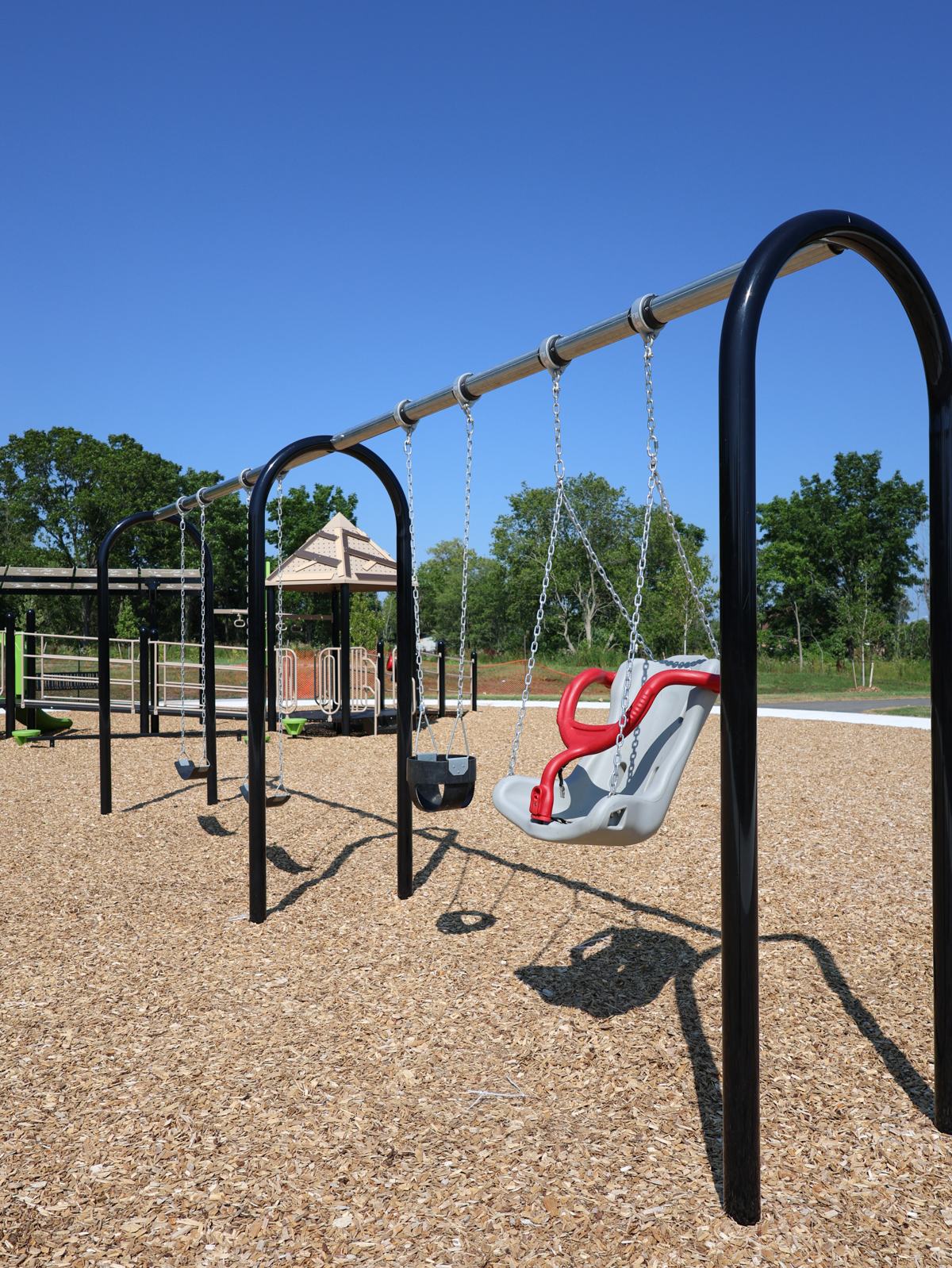 Swings at Rose Park